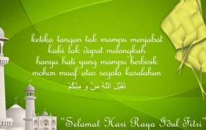 kata ucapan selamat idul fitri