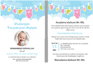 contoh ucapan aqiqah anak perempuan