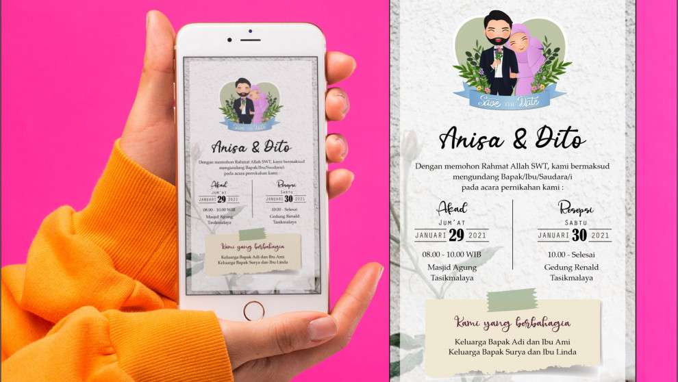 contoh undangan aqiqah yang bisa di edit pdf & Word